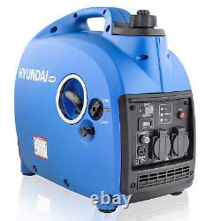 Hyundai Grade A HY2000Si 2000w Portable Petrol Inverter Generator 2kw