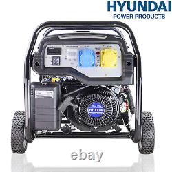 Hyundai Grade A HY3800LEK-2 3.2kWith4kVa Recoil/Electric Start Petrol Generator