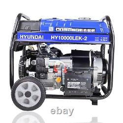 Hyundai Grade B HY10000LEK-2 8kWith10kVA Recoil / Electric Start Petrol Generator