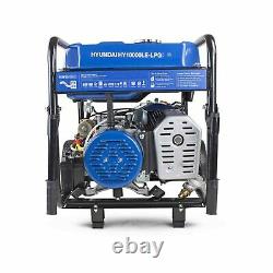 Hyundai HY10000LE-LPG 7.0kWith8.75kVA Recoil&Electric Start Generator GRADED