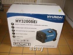 Hyundai HY3200SEI 3200W Portable Inverter Generator NEW BOXED UNUSED