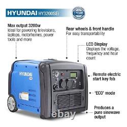 Hyundai HY3200SEi 4-Stroke Petrol Portable Inverter Generator 3200W 230V