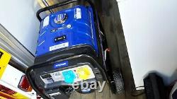 Hyundai HY3800L-2 Electric Start Site Petrol Generator Blue/Black