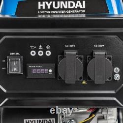 Hyundai Inverter Generator 3300W 3.3kW Open-Frame Petrol Recoil Portable H3750i