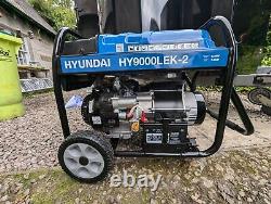 Hyundai Open Framed 7kw Workshop Petrol Generator