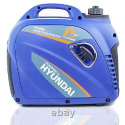 Hyundai P2500i Portable Petrol Generator Inverter Suitcase Silent 2200With2.2kW