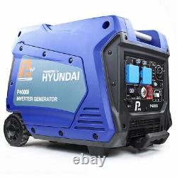 Hyundai P4000i Portable Petrol Generator Inverter Suitcase Silent 3800With3.8kW