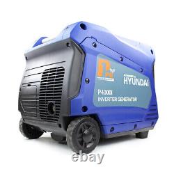 Hyundai P4000i Portable Petrol Generator Inverter Suitcase Silent 3800With3.8kW