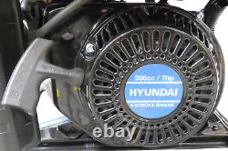 Hyundai Petrol Open Generator Recoil Start 3.2kW Max Overload Protection Blue -H