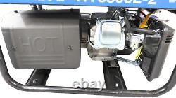 Hyundai Petrol Open Generator Recoil Start 3.2kW Max Overload Protection Blue -H