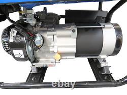 Hyundai Petrol Open Generator Recoil Start 3.2kW Max Overload Protection Blue -H