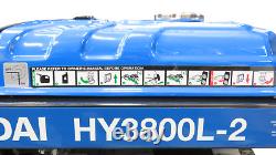 Hyundai Petrol Open Generator Recoil Start 3.2kW Max Overload Protection Blue -H