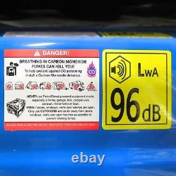 Hyundai Petrol Open Generator Recoil Start 3.2kW Max Overload Protection Blue -H