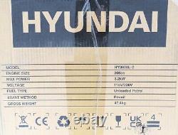 Hyundai Petrol Open Generator Recoil Start 3.2kW Max Overload Protection Blue -H