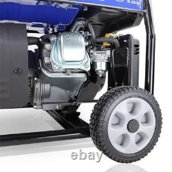 Hyundai Petrol Site Open Generator Electric, Recoil Start 3.2kW / 4kVA Wheels