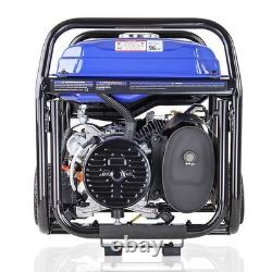 Hyundai Petrol Site Open Generator Electric, Recoil Start 3.2kW / 4kVA Wheels