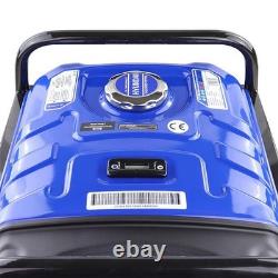 Hyundai Petrol Site Open Generator Electric, Recoil Start 3.2kW / 4kVA Wheels