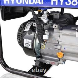 Hyundai Petrol Site Open Generator with Recoil Start 3.2kW / 4kVA HY3800L-2