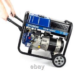 Hyundai Petrol Welder Generator, Portable, 11.3L 3.2kWith4kVa, 120 Amp DC Welder