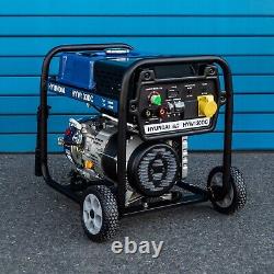 Hyundai Petrol Welder Generator, Portable, 11.3L 3.2kWith4kVa, 120 Amp DC Welder