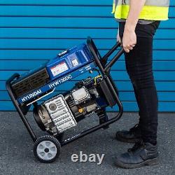 Hyundai Petrol Welder Generator, Portable, 11.3L 3.2kWith4kVa, 120 Amp DC Welder