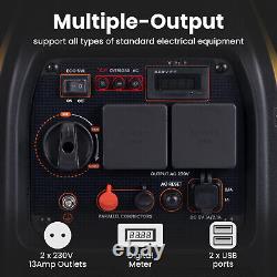Inverter Generator Petrol 1800W-2300W Portable Silent for Camping Caravan RV