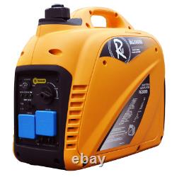 Inverter Generator Petrol 2000W Watts RocwooD Portable Camping FREE Oil