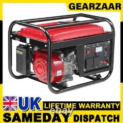 Inverter Generator Petrol 4000W 7HP Suitcase for Storm Flood Home Backup UK