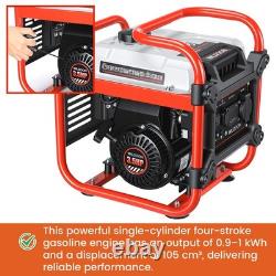 Inverter Generator Petrol Portable Quiet 1000W Suitcase 4 Stroke for Camping RV