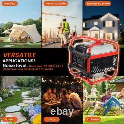 Inverter Generator Petrol Portable Quiet 1000W Suitcase 4 Stroke for Camping RV