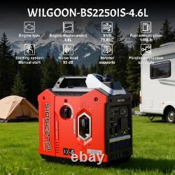 Inverter Generator Petrol Portable Quiet 2000W Suitcase 4 Stroke for Camping RV