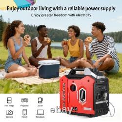 Inverter Generator Petrol Portable Quiet 2000W Suitcase 4 Stroke for Camping RV