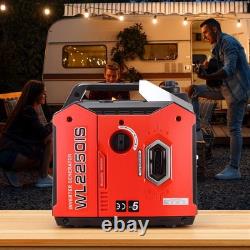 Inverter Generator Petrol Portable Quiet 2000W Suitcase 4 Stroke for Camping RV