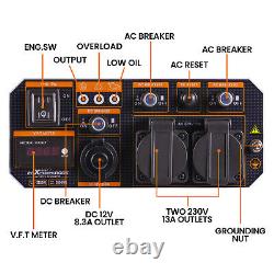 Inverter Generator Petrol Silent 3200W 3.5KVA Camping Outdoor charge Phone/PC