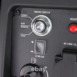 Inverter Petrol Generator 3.2kw 3200W Remote Start & Quiet Portable HY3200SEI