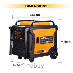 Inverter Petrol Generator Portable 7500W E-start with ATS Interface and wheels