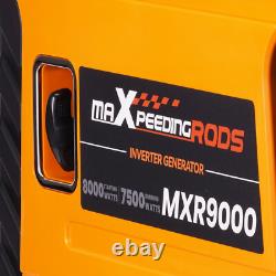 Inverter Petrol Generator Portable 7500W E-start with ATS Interface and wheels