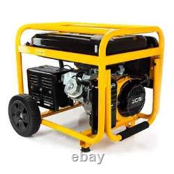 JCB G8000PE 7.9kW 9.8kVA Petrol Generator Site 115V 230V 15hp 457cc JCB