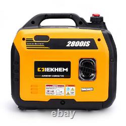 LCD Air Heater+ Digital IEKHEM Quiet Portable Inverter Petrol Generator 4 Stroke