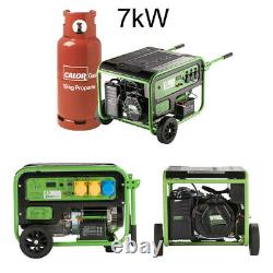 LPG Generator Propane Gas 7kW Greengear Brand New + Free Delivery + Warranty