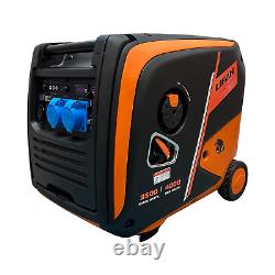 Lifan 4000w Inverter Petrol Generator 230v Electric Start Handle & Wheels 4.0kw