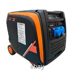 Lifan 4000w Inverter Petrol Generator 230v Electric Start Handle & Wheels 4.0kw