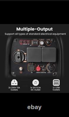 MXR3500 3000W Petrol Inverter Generator Clean Sine Wave
