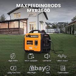 MaXpeedingrods 3300W Portable Inverter Generator Petrol Silent 4-Stroke Quiet