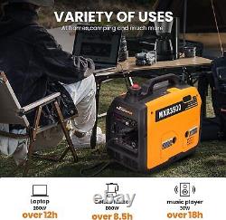 MaXpeedingrods 3300W Portable Inverter Generator Petrol Silent 4-Stroke Quiet