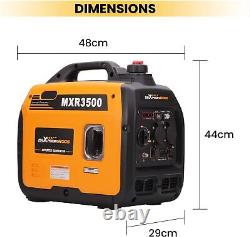 MaXpeedingrods 3300W Portable Inverter Generator Petrol Silent 4-Stroke Quiet