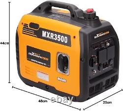 MaXpeedingrods 3300W Portable Inverter Generator Petrol Silent Pure