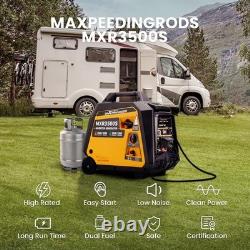 MaXpeedingrods 3500W Dual Fuel Petrol LPG Inverter Generator MXR3500S Portable