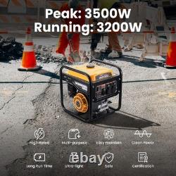 MaXpeedingrods 3500W Portable Inverter Generator 4-Stroke Pure Sine Wave Petrol