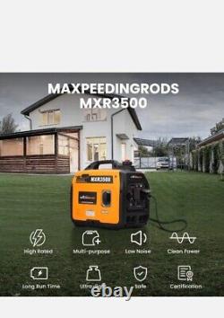 MaXpeedingrods MXR3500 3300W Portable Petrol Inverter Generator For Camping